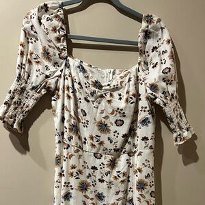 NWT Francesca’s Dress L Floral